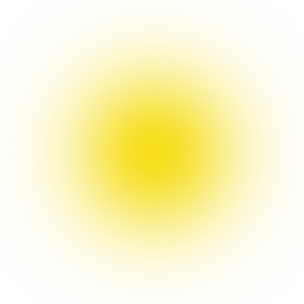 transparent round gradient yellow